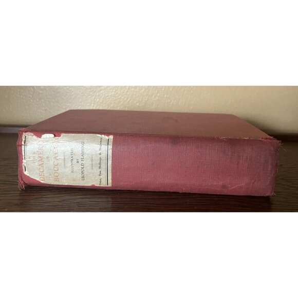 Stories of Boccaccio Antique Book (The Decameron) 1900 Trans Deckled Edges Illus - Picture 1 of 7